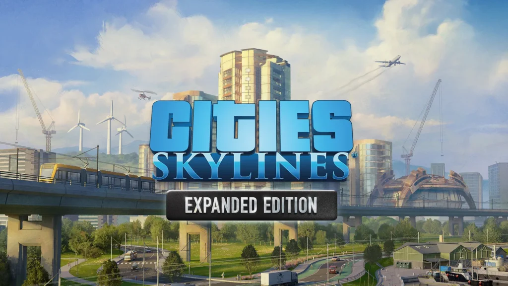 Cities: Skylines Expanded Edition key art for Nintendo Switch 2
