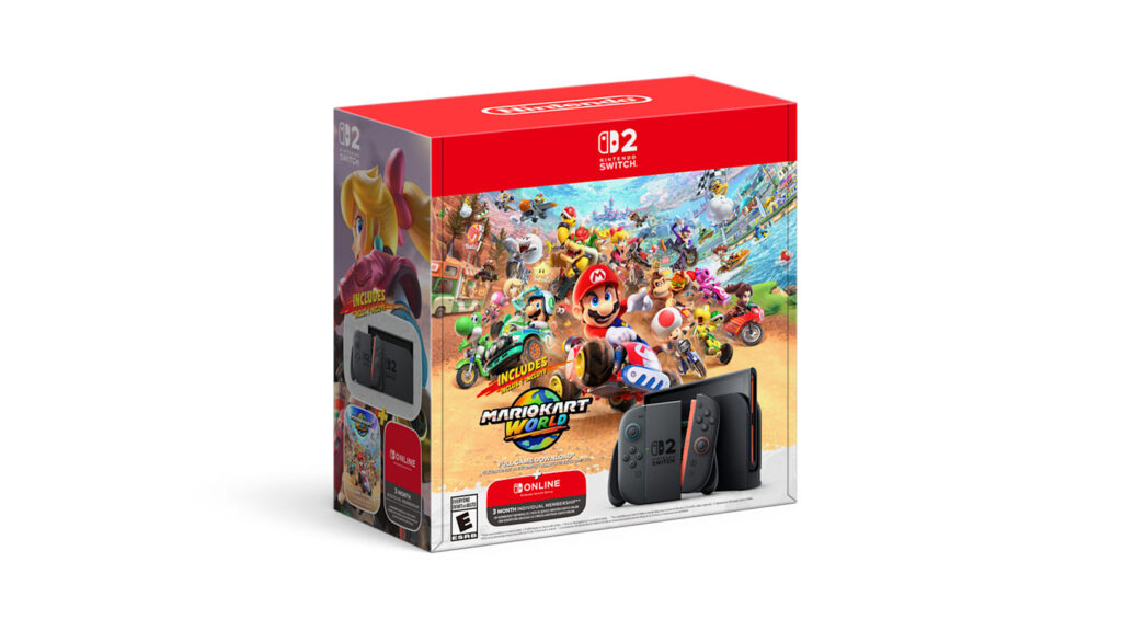 Nintendo Switch 2 Mario Kart World console bundle packaging from Nintendo